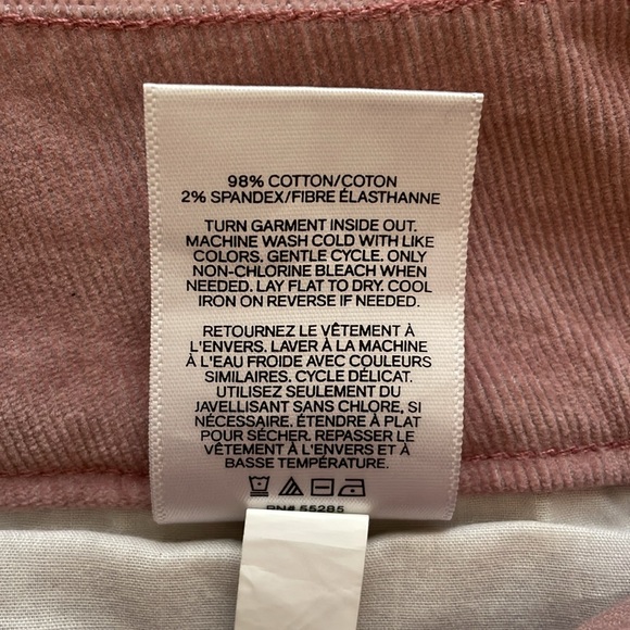 NWT Express Bell Flare High Rise Stretch Corduroy Pant - size 12R - Picture 3 of 7